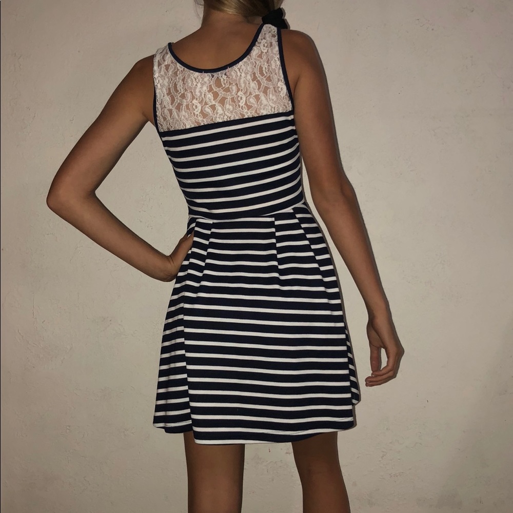 Lacey Striped Dress